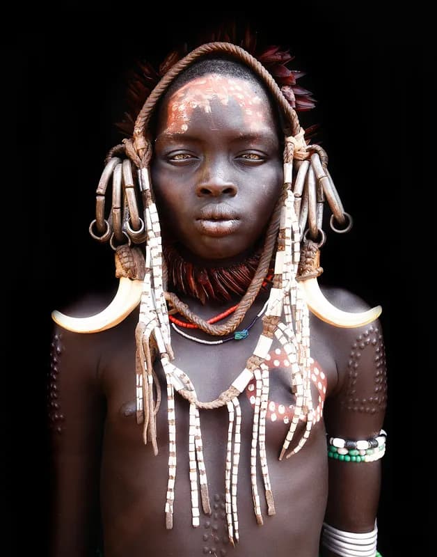 Mursi woman with lip plate