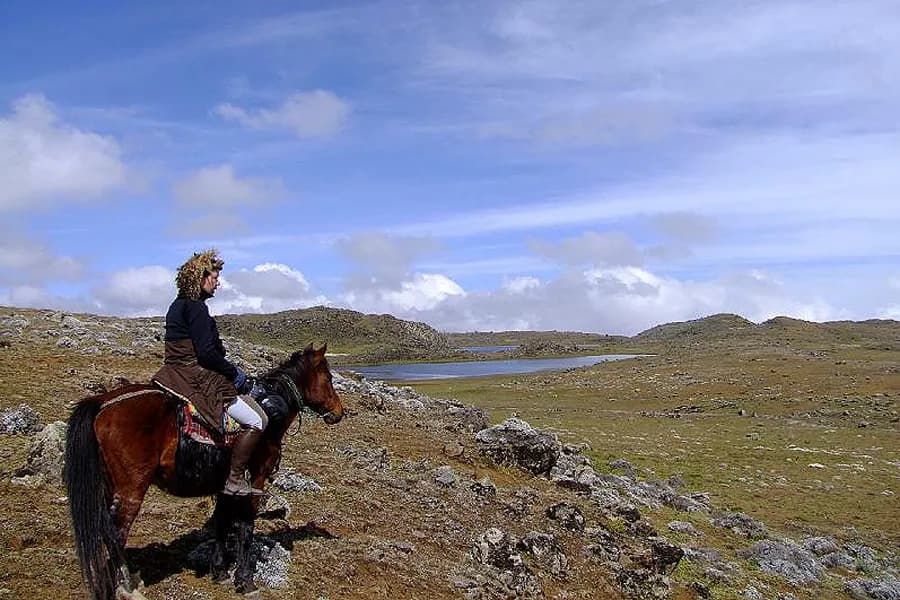 Horse riding in Bale