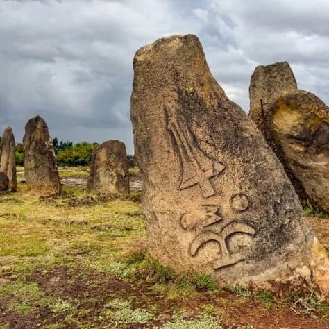 Tiya stelae field