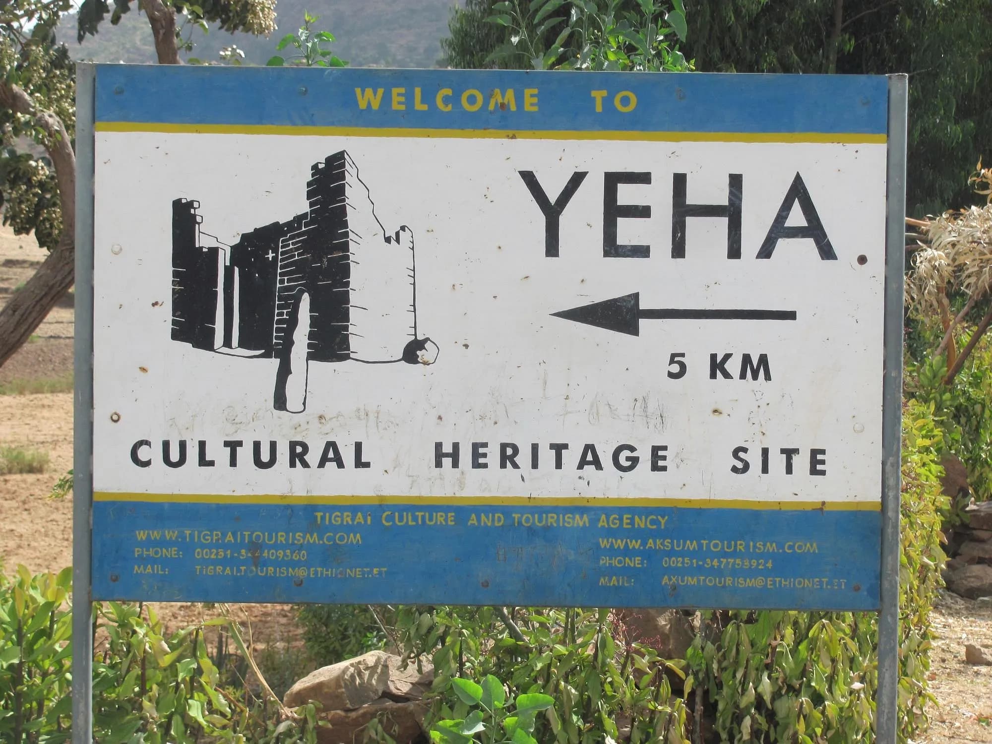 Yeha temple walls